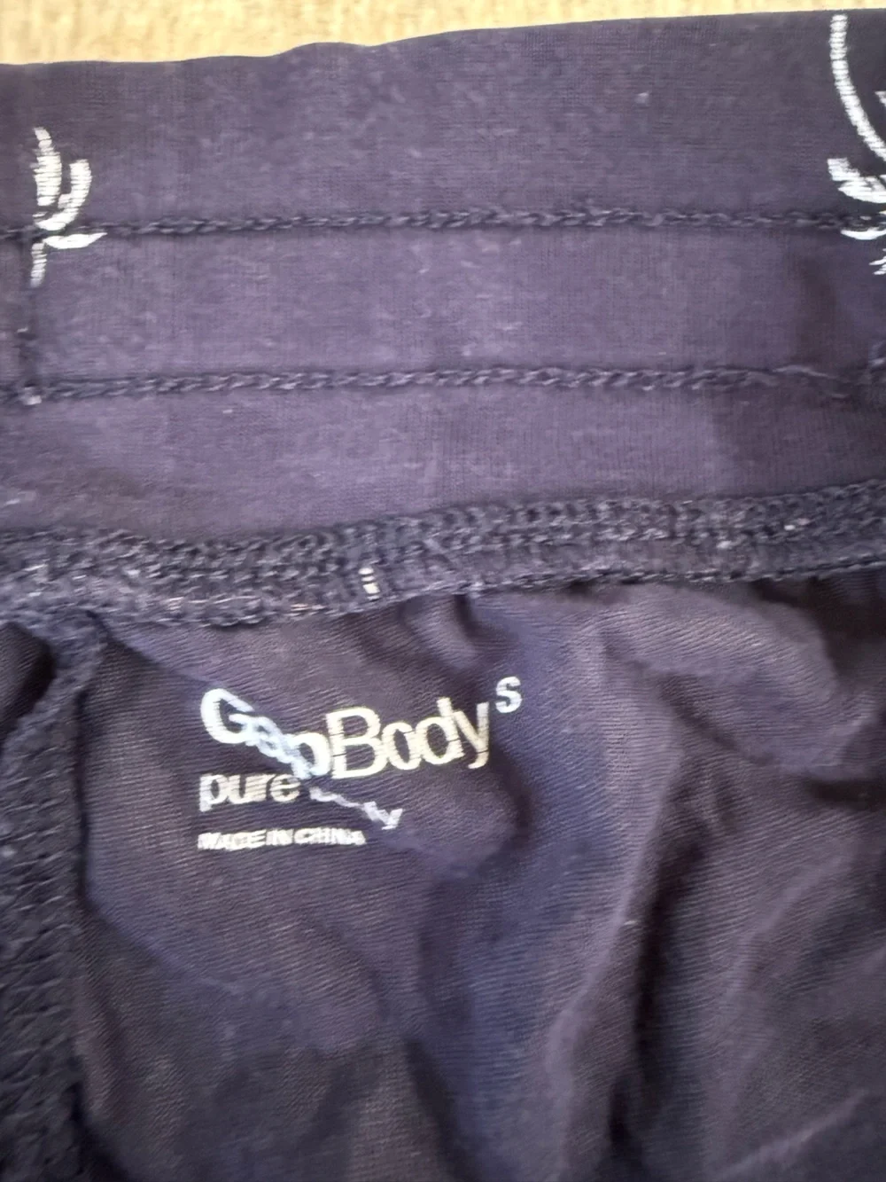 Gap Body Modal Palm Tree Jogger Lounge Pants Pajama Cool Navy Tropical Size S